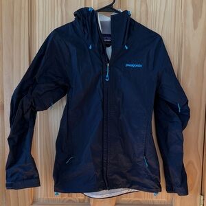 Patagonia Women's Dark Blue Rain Jacket